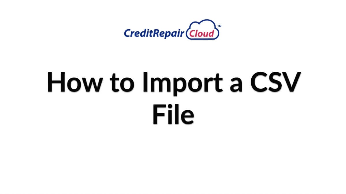 how to import a csv file