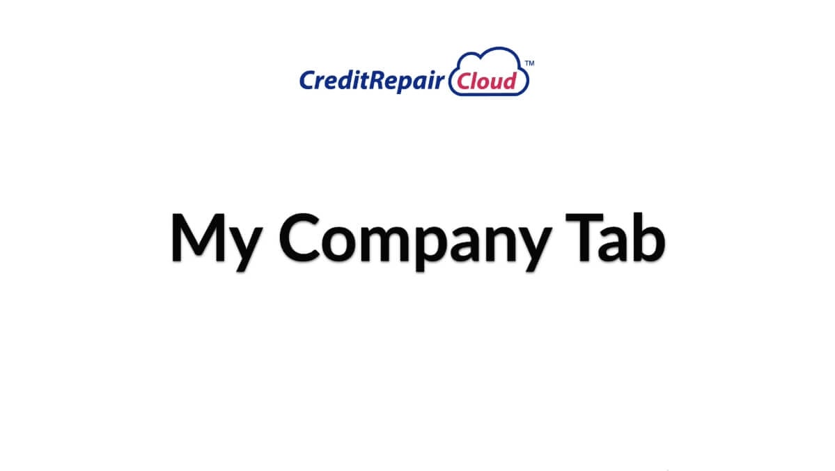 my company tab